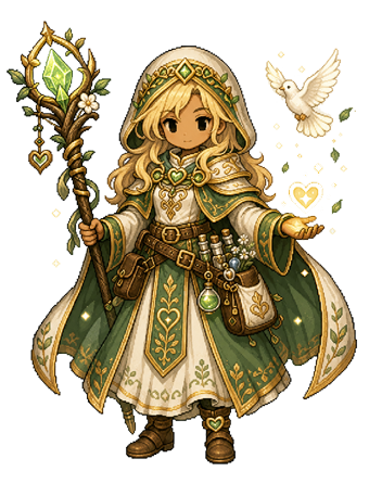 Personagem da jornada Marie